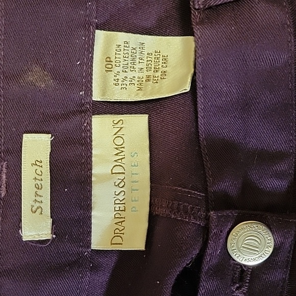 Draper's & Damon's Purple Jeans - Picture 3 of 7